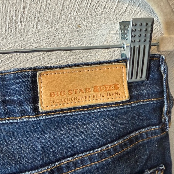 Big Star 1974 Joey Boyfriend Straight Leg Jeans Dark Wash Y2K 2010s Denim Sz 26 - Picture 5 of 7